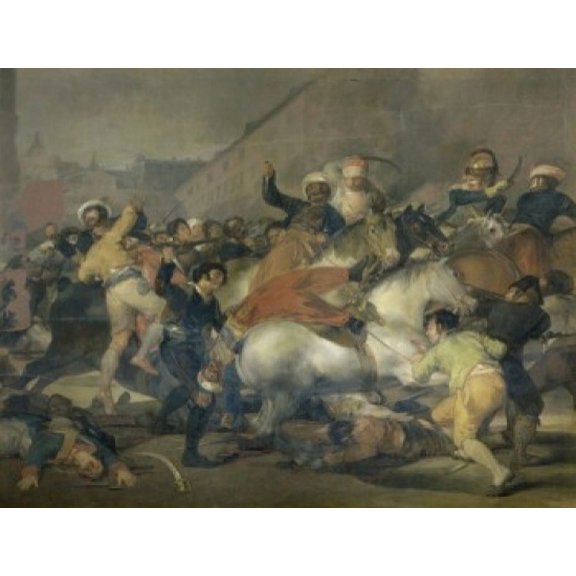 Second of May 1808 c 1814 Francisco Goya y Lucientes (1746-1828Spanish) Museo del Prado Madrid Canvas Art - Francisco de Goya (24 x 36)