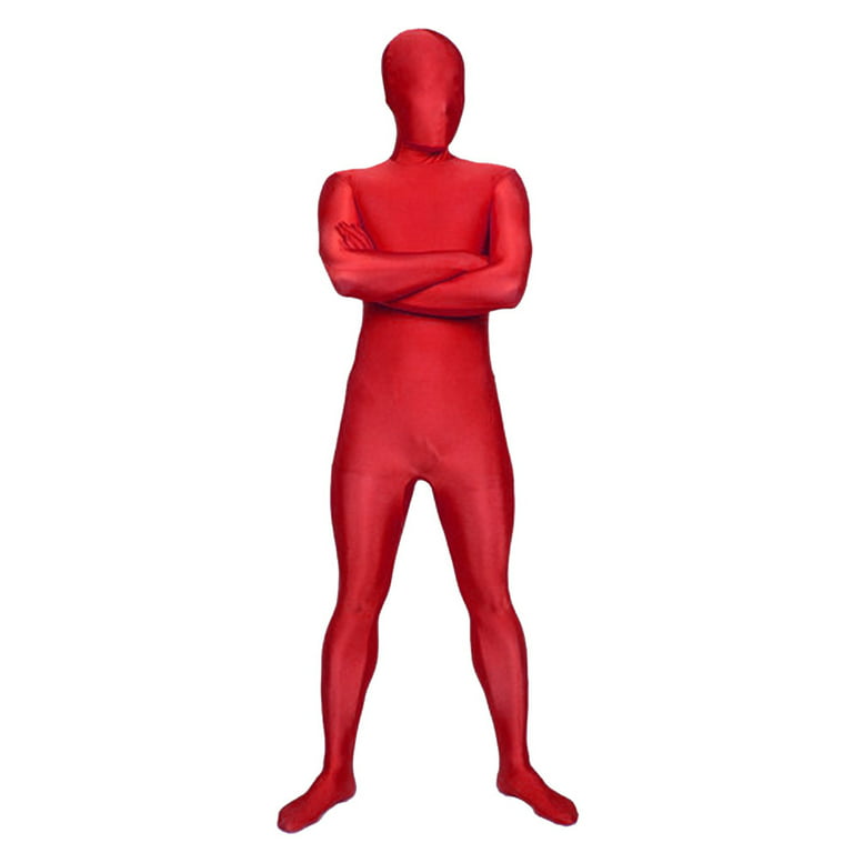 SecondSkin Full Body Spandex/Lycra Suit (M, Red)