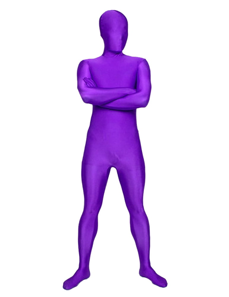 SecondSkin Full Body Spandex/Lycra Suit (XS, Purple)
