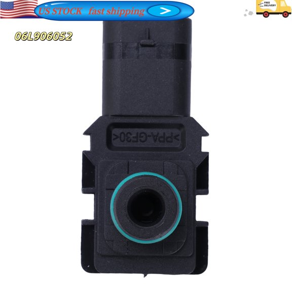 Secondary Engine Air Injection Pressure Sensor Compatible for Audi A3 2015-2018 Replace 06L906052