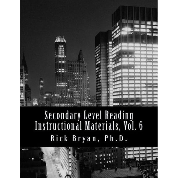Secondary Level Reading Instructional Ma Secondary Level Reading Instructional Materials, Vol. 6, Book 6, (Paperback)