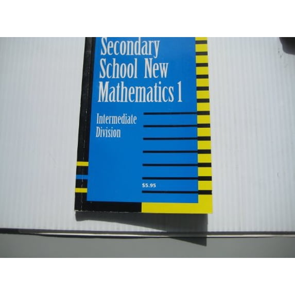 Pre-Owned Secondary School New Mathematics 1 Intermediate Division (Coles Notes) Paperback