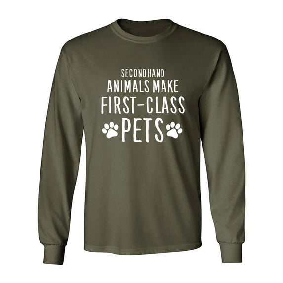 Secondhand Animals Adult Long Sleeve T-shirt