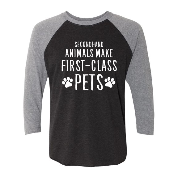Secondhand Animals Unisex 3/4 Sleeve Baseball Raglan Tee