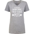 thumbnail image 1 of Secondhand Animals Womens V-Neck T-Shirt, 1 of 3