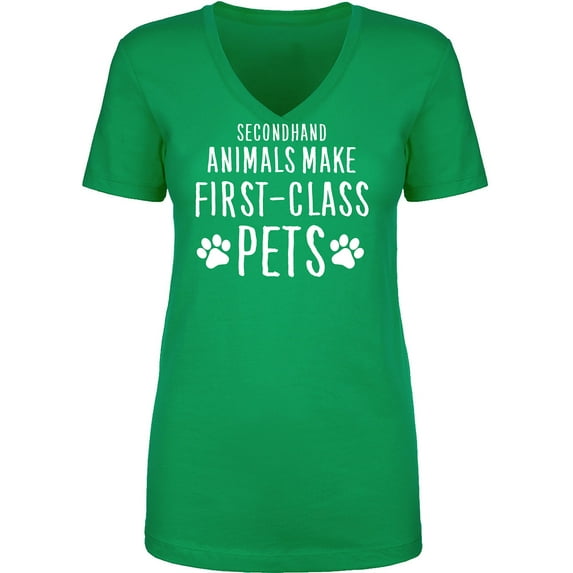 Secondhand Animals Womens V-Neck T-Shirt