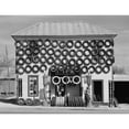 thumbnail image 1 of Secondhand Tires Displayed For Sale At San Marcos History (24 x 18), 1 of 2
