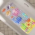 thumbnail image 1 of Secopad Kids Bath Mat for Tub Non Slip, 40 X 16 Inch Large Cartoon Anti Slip Toddler Baby Bath Mat, 1 of 5