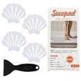 thumbnail image 1 of Secopad Non-Slip Bathtub Stickers, 24 PCS Shell Safety Bathroom Tubs Showers Treads Adhesive Decals Scraper, 1 of 8