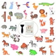 thumbnail image 1 of Secopad Non Slip Bathtub Stickers, 32 PCS Adhesive Animals Anti Slip Decal Threads with Premium Scraper, 1 of 6