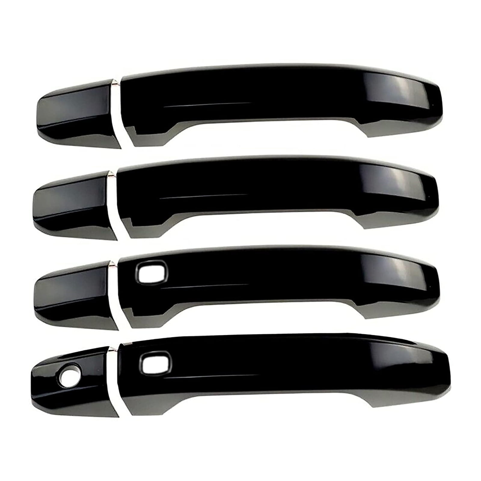 SecosAutoparts 4PCS Black Door Handle Cover Compatible with Chevy