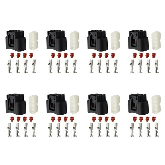 SecosAutoparts 8PCS Ignition Coil Plug Connector Kit 90980-11885 Compatible with Toyota Compatible with Lexus Camry Yaris