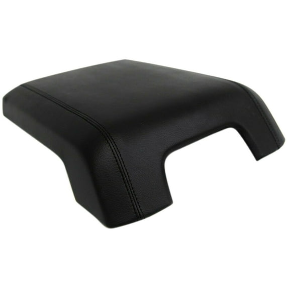 SecosAutoparts For 2011-2016 Ford F-250 F-350 Super Duty Leather Console Lid Armrest Cover