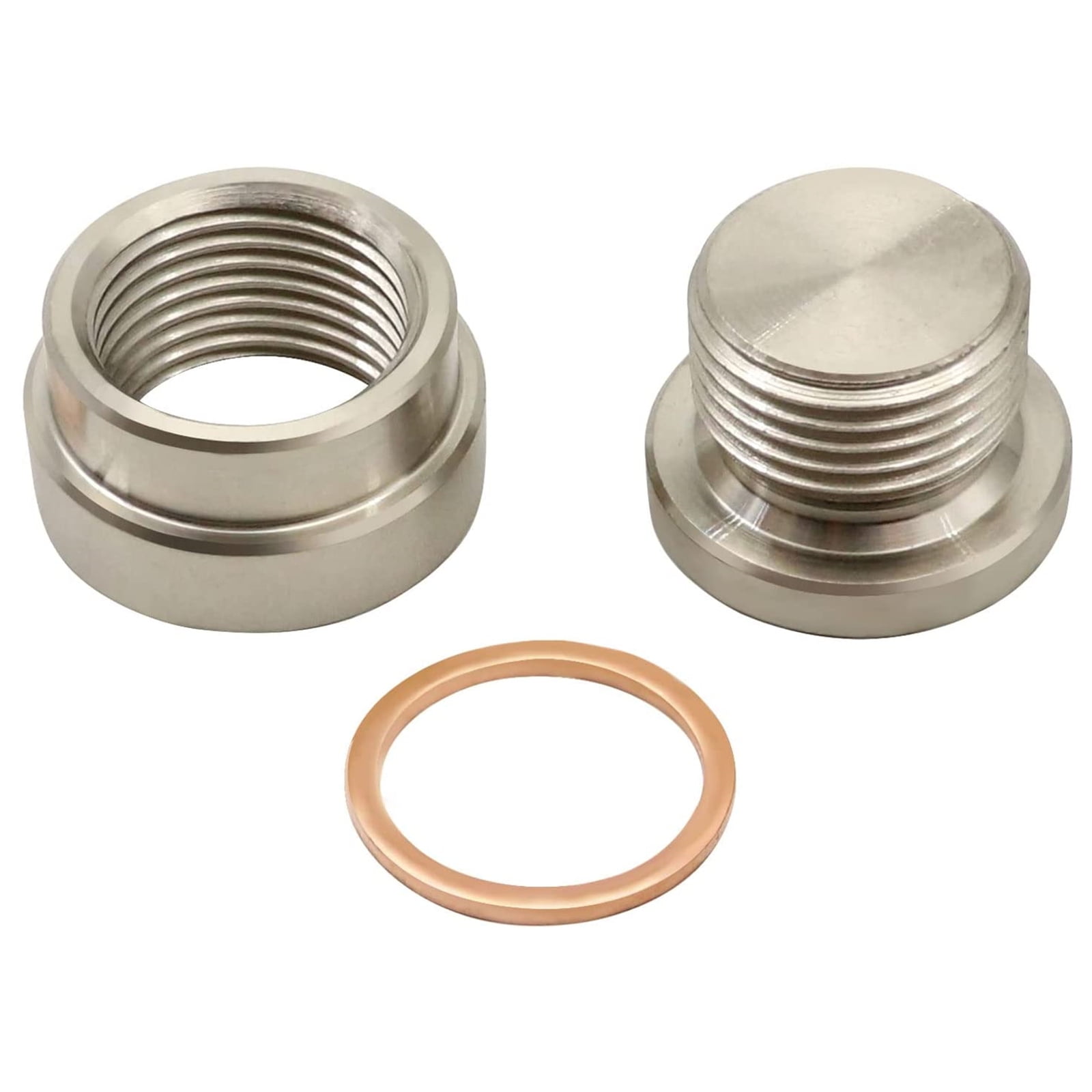 SecosAutoparts Transmission sump drain plug (weld in) 12mm KIT STEEL