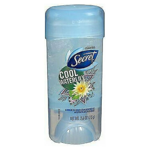 Secret 48HR Antiperspirant Deodorant Gel, Waterlily Scent, 2.6oz, 4-Pack