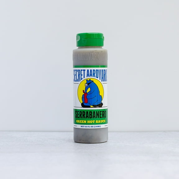 Secret Aardvark Serrabanero Green Hot Sauce 8 oz.