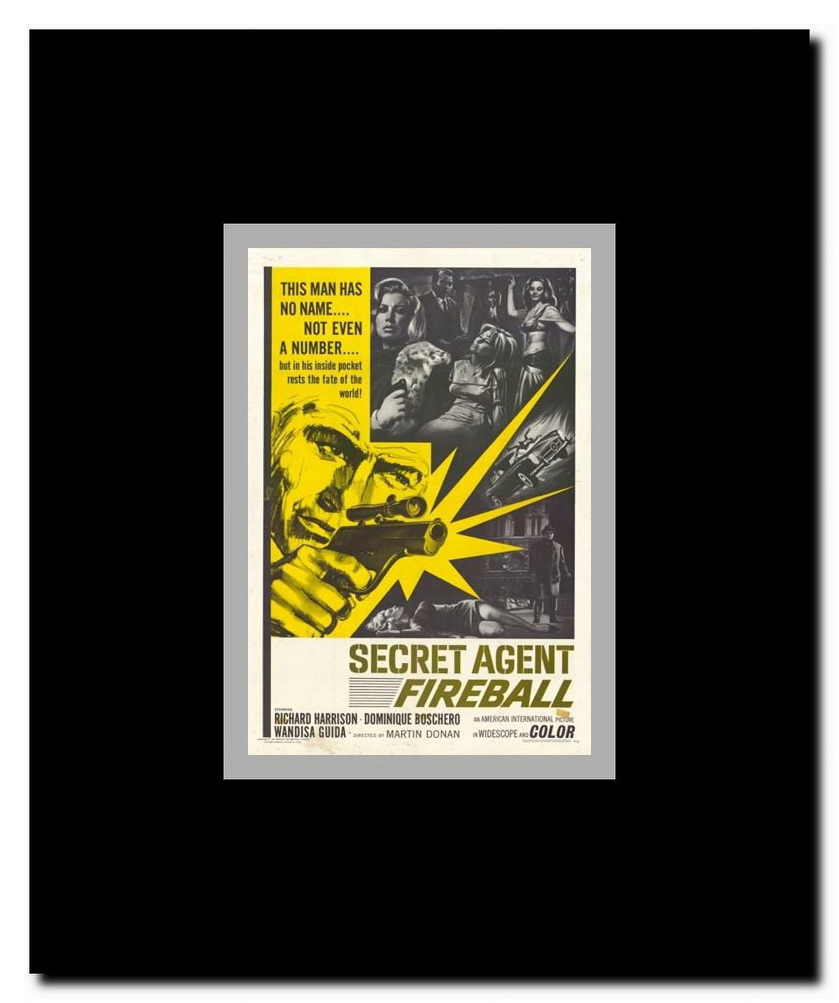 Secret Agent Fireball Framed Movie Poster