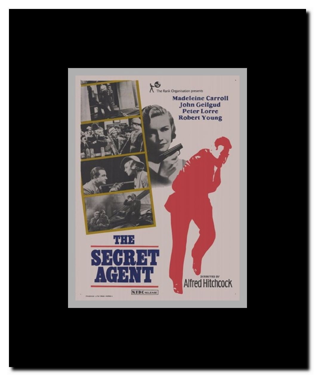 Secret Agent Framed Movie Poster