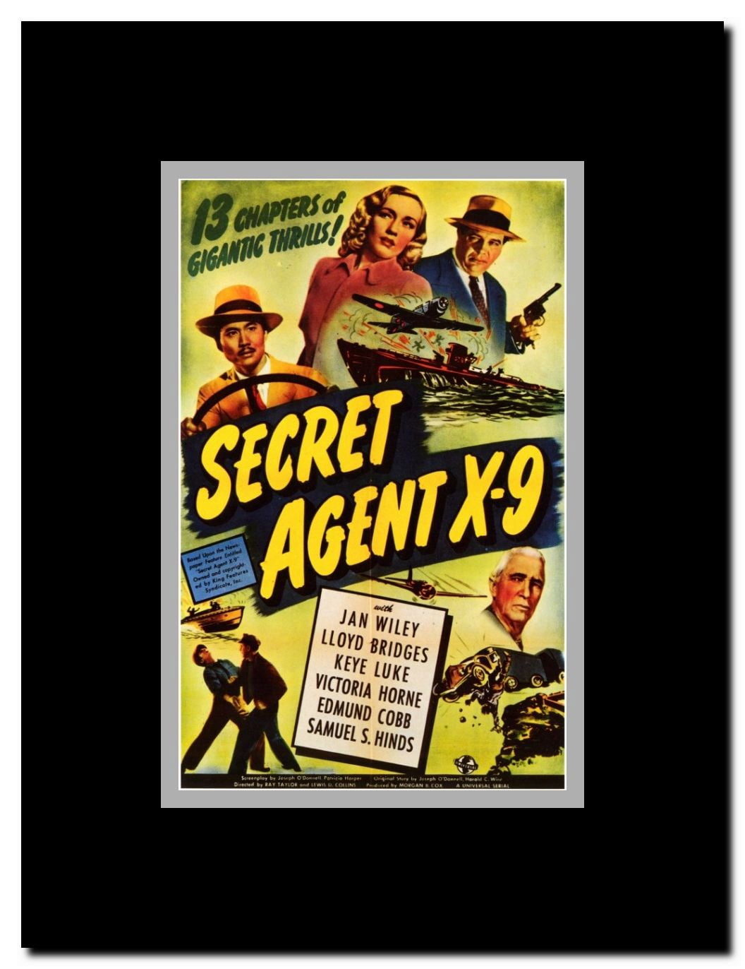 Secret Agent X-9 Framed Movie Poster