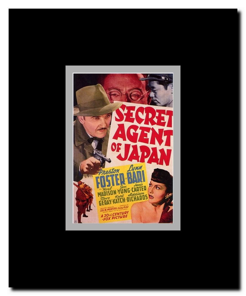 Secret Agent of Japan Framed Movie Poster