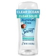 thumbnail image 1 of Secret Aluminum Free Clear Solid, Clear Ocean Scent, 2.4oz ( 3 Pack ), 1 of 6