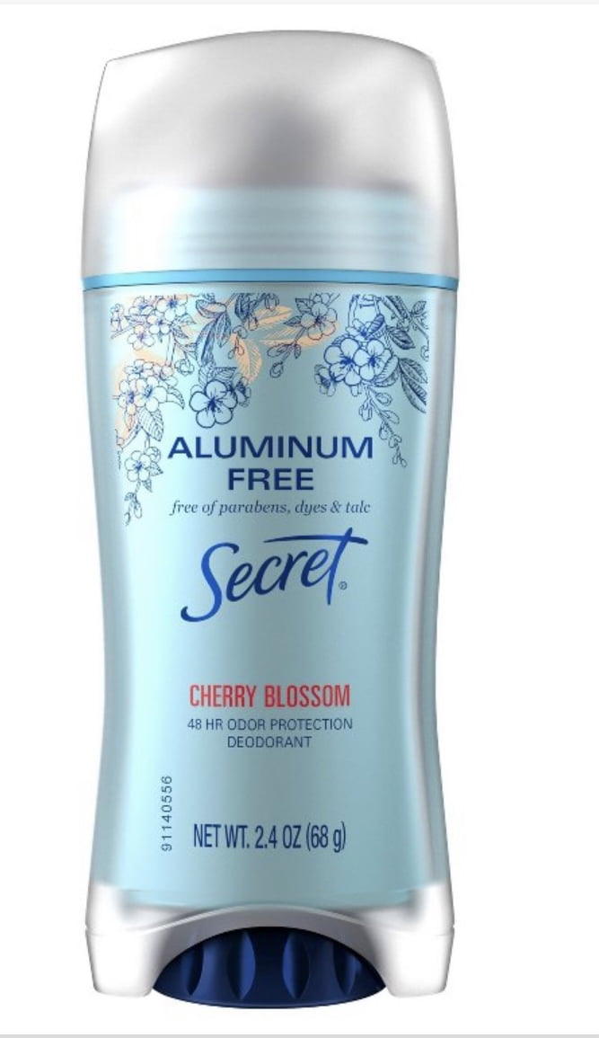 Secret Aluminum Free Deodorant, Cherry Blossom 2.4 oz