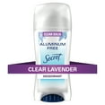 thumbnail image 1 of Secret Aluminum Free Deodorant for Women, Clear Solid, Lavender, 2.4 oz, 1 of 8