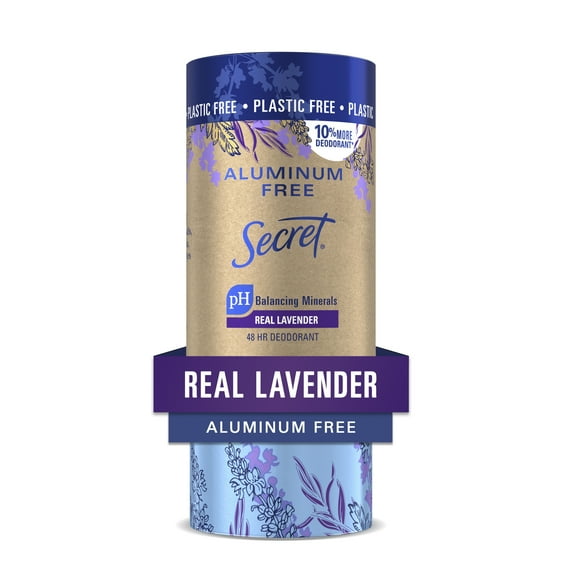 Secret Aluminum Free Deodorant for Women, Lavender, 2.65 oz