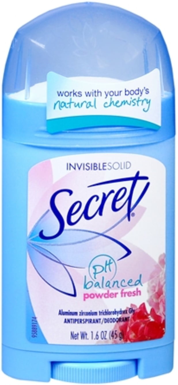 Secret Anti-Perspirant Deodorant Invisible Solid Powder Fresh 1.60 oz (Pack of 4)