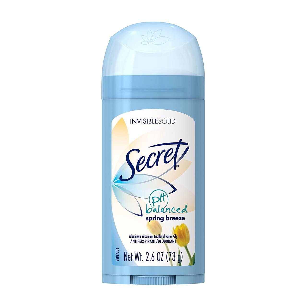 Secret Anti-Perspirant Deodorant Invisible Solid Spring Breeze 2.60 oz (Pack of 7)