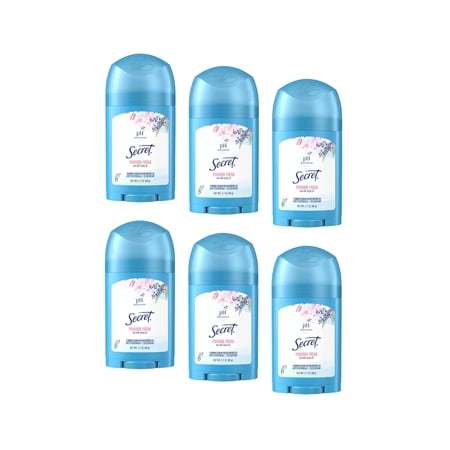 6 Pack - Secret Anti-Perspirant Deodorant Solid Powder Fresh 1.70 oz Each