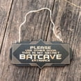 thumbnail image 1 of Secret Batcave Entrance - Black Door Sign, 1 of 3