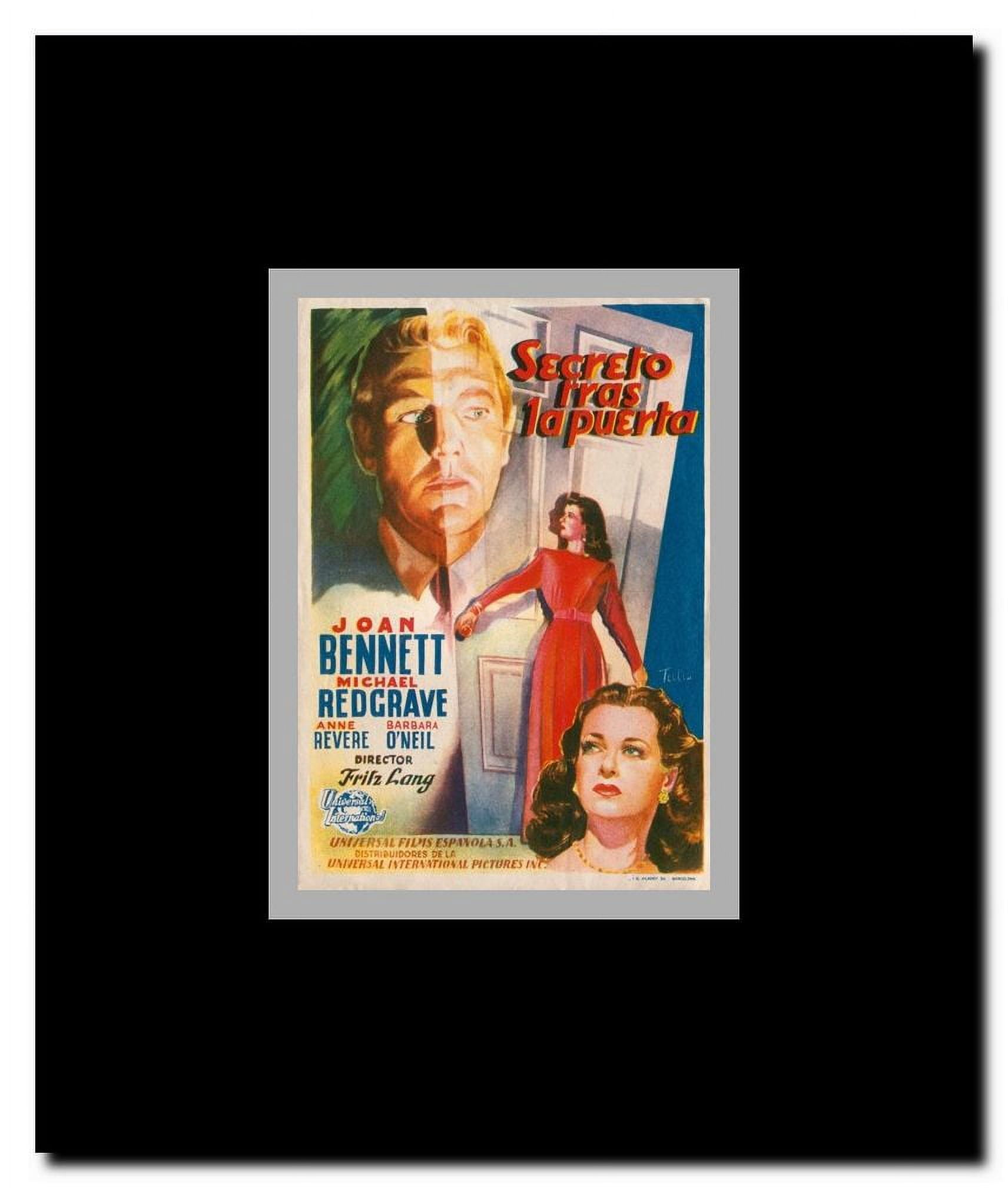 Secret Beyond the Door Framed Movie Poster