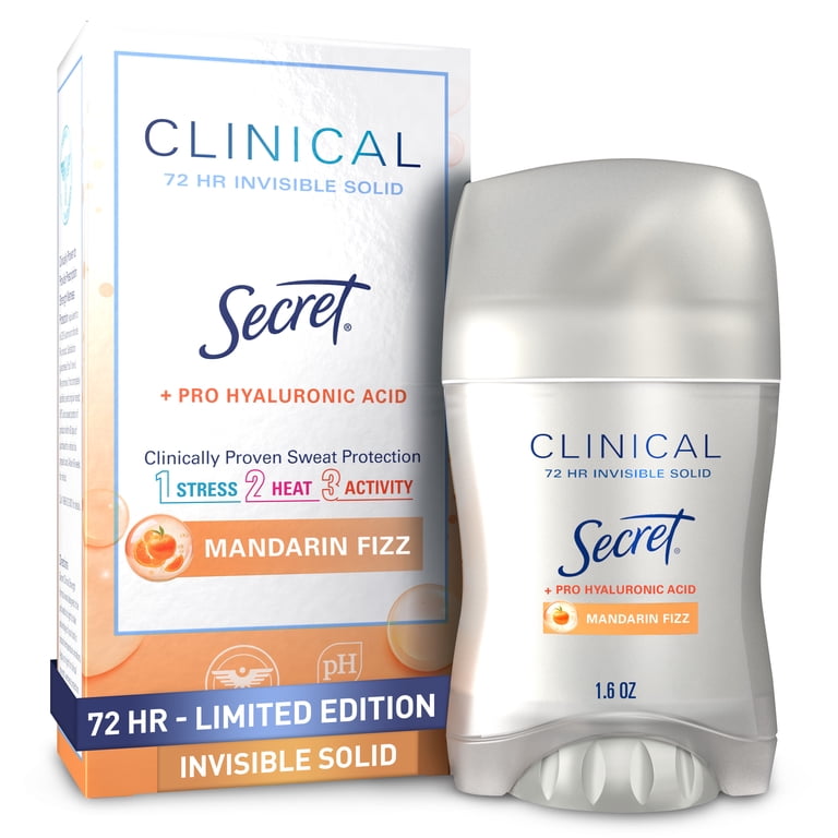 Secret Clinical 72 HR Invisible Solid Antiperspirant Mandarin Fizz