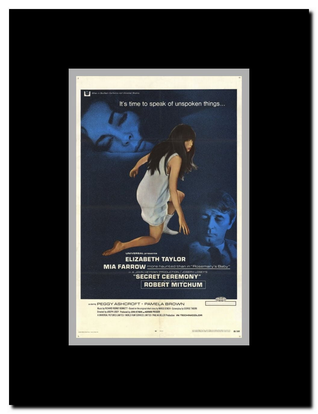 Secret Ceremony Framed Movie Poster