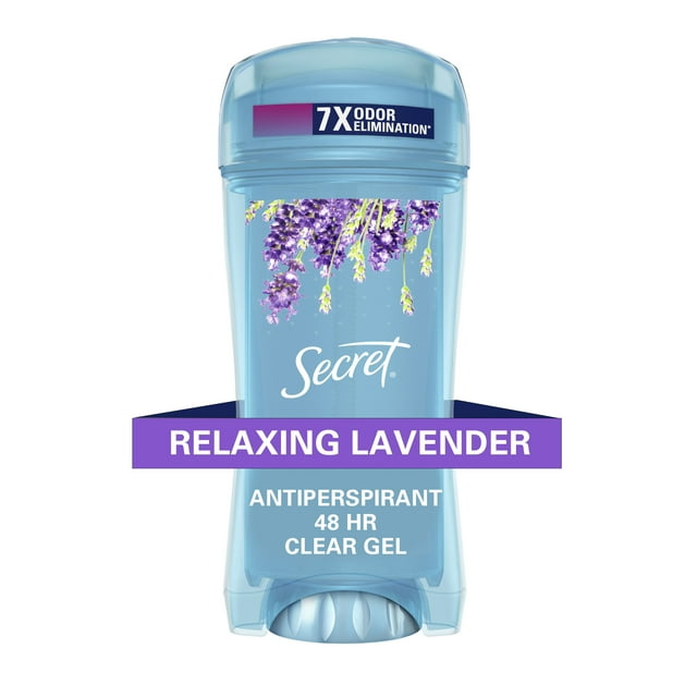 Secret Clear Gel and Deodorant for Women, Relaxing Refreshing Lavender, 2.6 oz