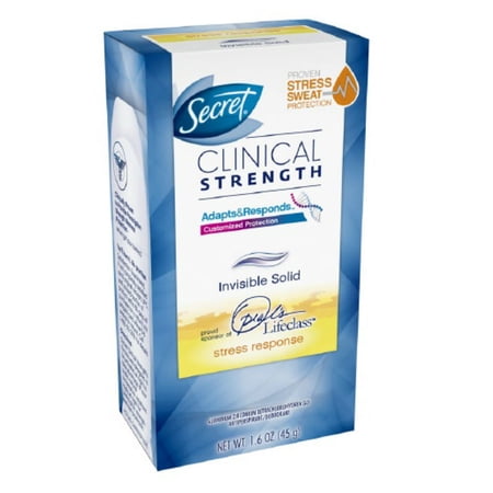 Secret Clinical Strength Invisible Solid Anti-Perspirant Deodorant (Pack of 32)