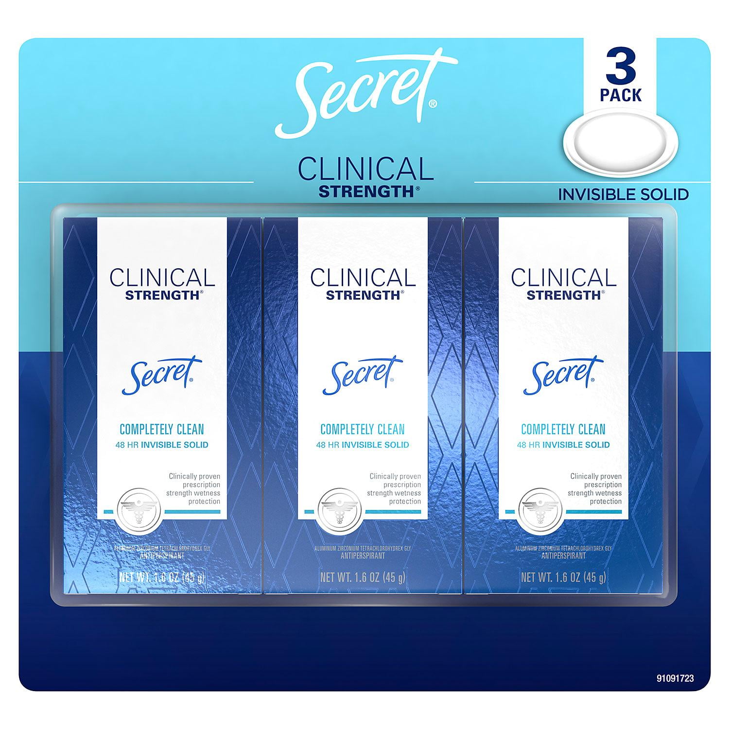 Secret Clinical Strength Invisible Solid Antiperspirant and Deodorant