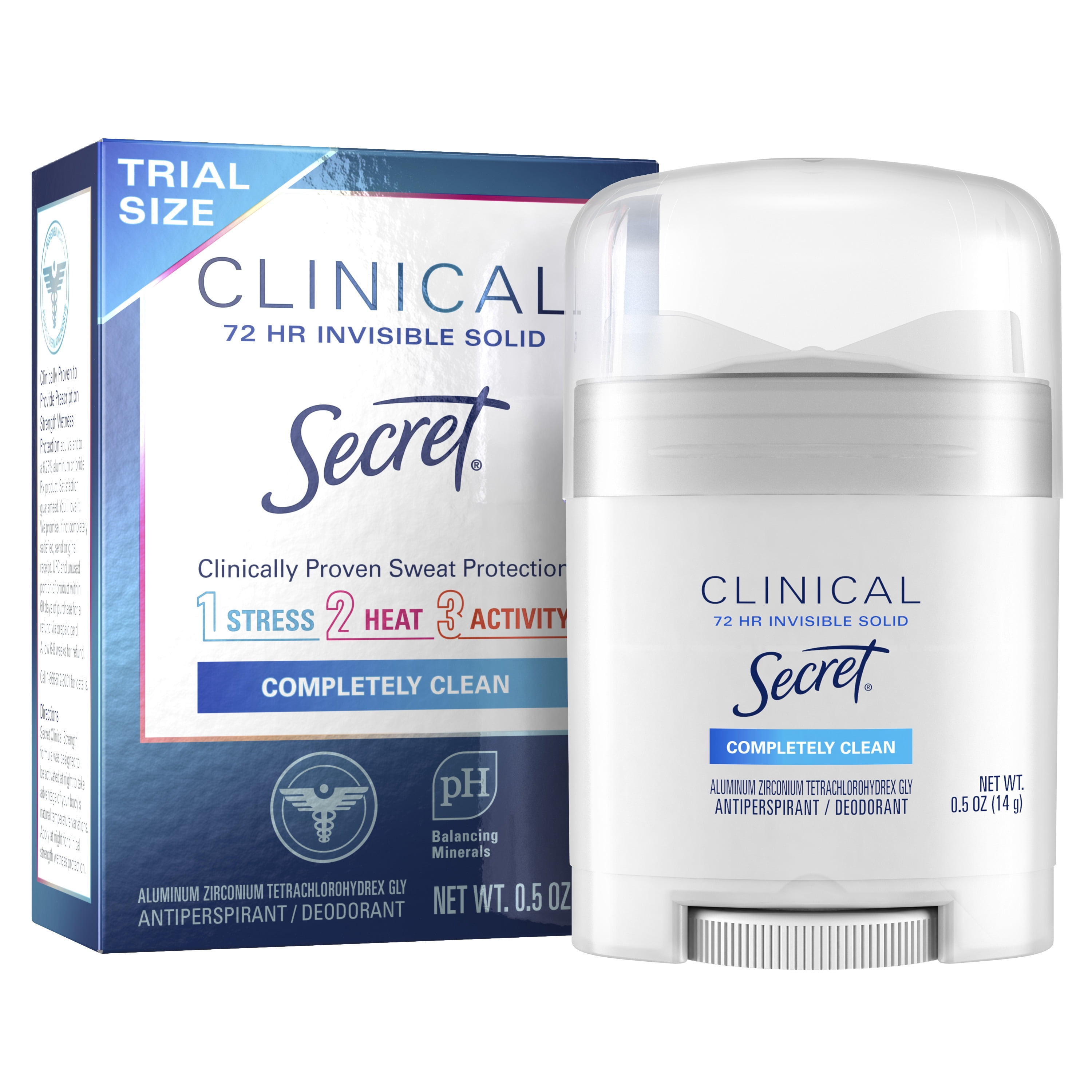 Secret Clinical Strength Invisible Solid Antiperspirant and Deodorant