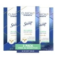 thumbnail image 1 of Secret Clinical Strength Invisible Solid Antiperspirant and Deodorant for Women, Free & Sensitive, 1.6 oz, Pack of 3, 1 of 9
