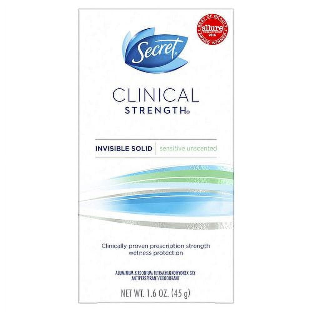 Secret Clinical Strength Women's Unscented Antiperspirant Deodorant