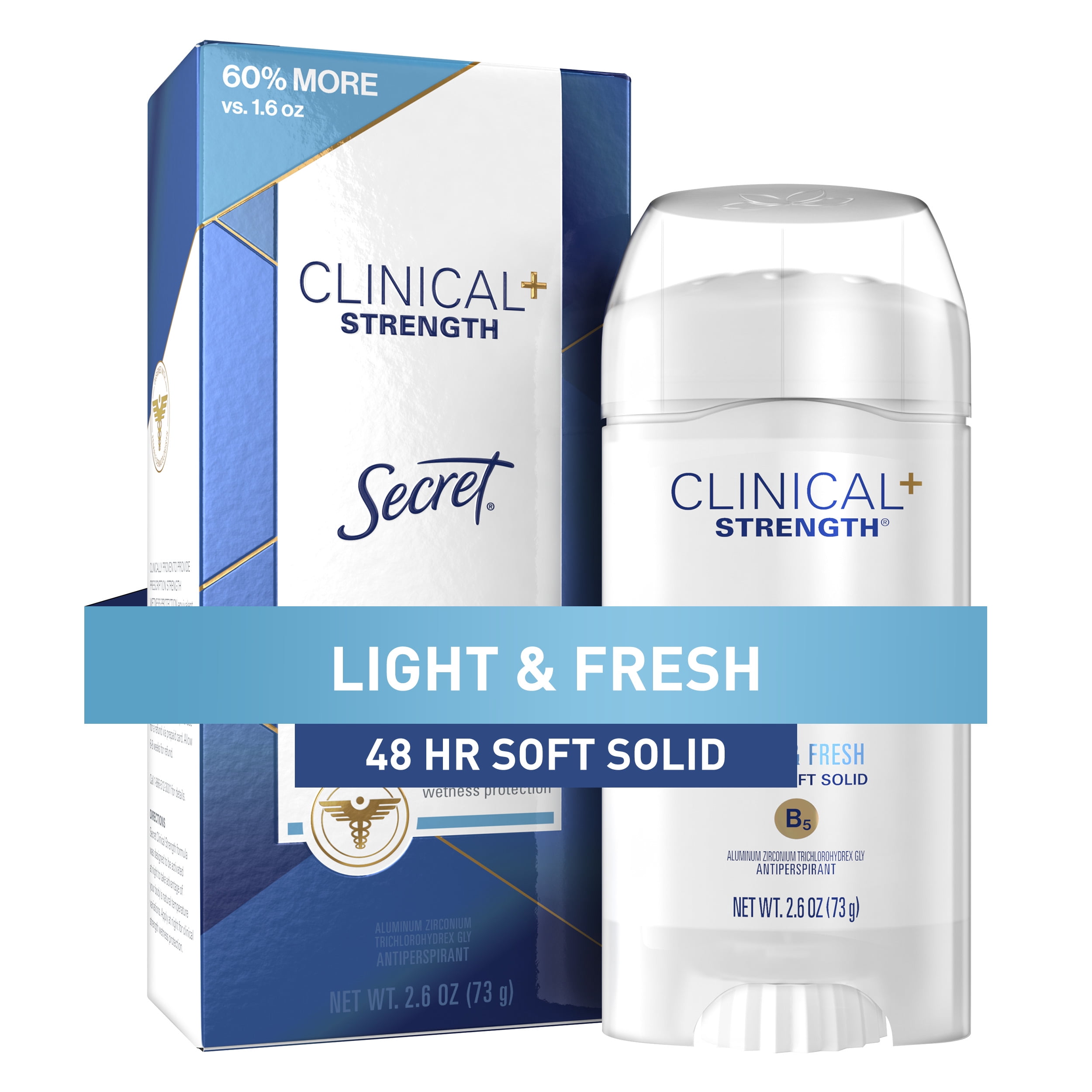 Secret Clinical Strength Soft Solid Antiperspirant - Prescription-Level Protection For Women