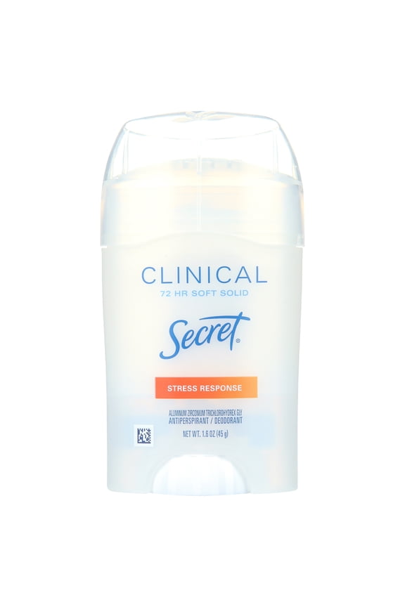Clinical Strength Soft Solid Female Antiperspirant and Deodorant, Stress Response, 1.6 oz