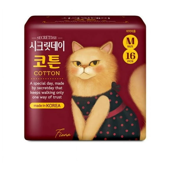 Secret Day Cotton Sanitary Pad Medium (245mm) 16pcs