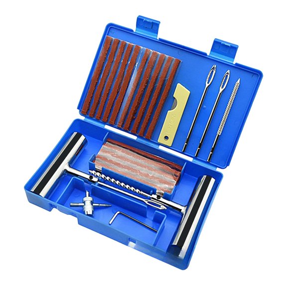 Secret Desire Generic Tire Repair Tools Set Flat Tire Puncture Repair Tool For Atv Rv 33 Pcs Blue