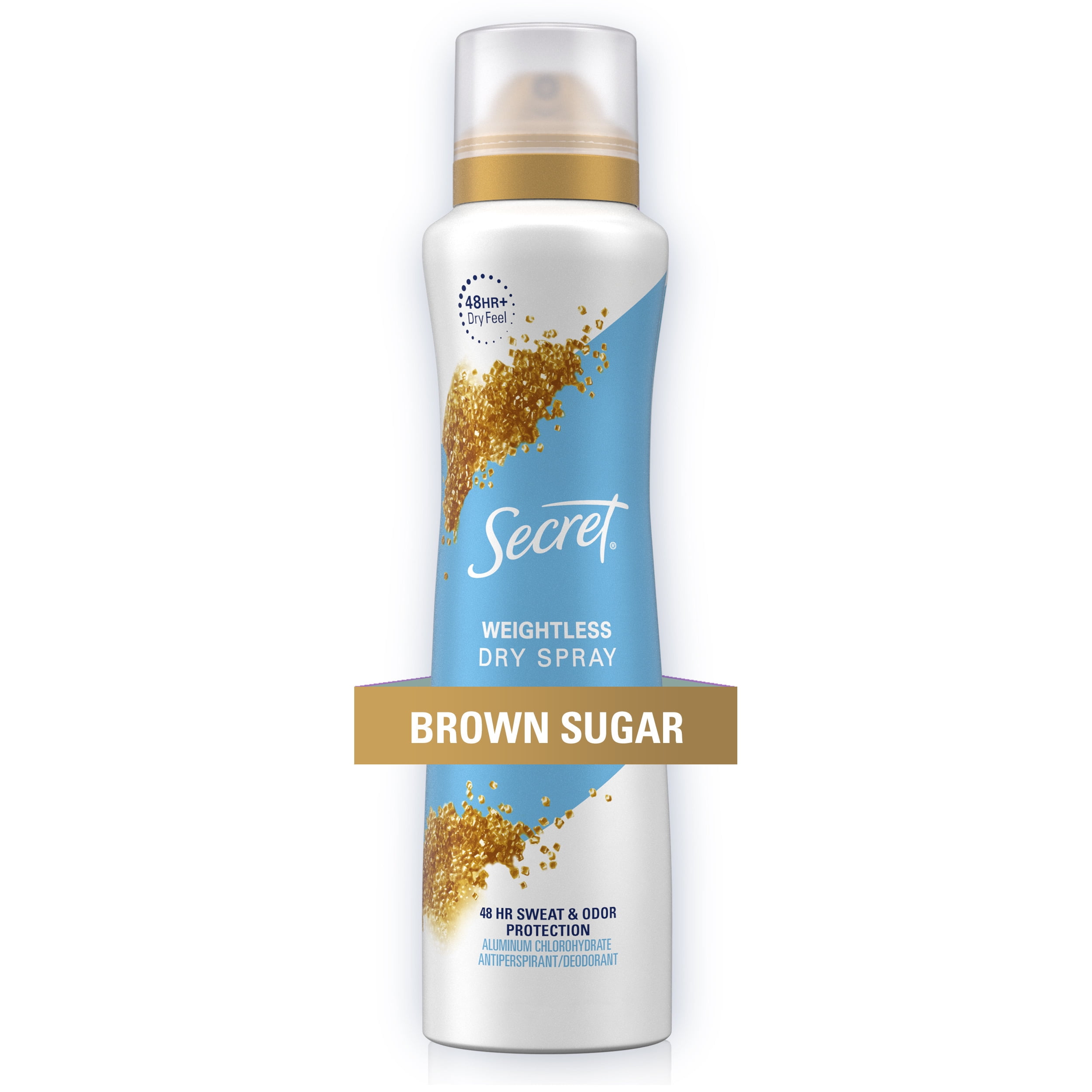 Secret Dry Spray Antiperspirant Deodorant for Women, Brown Sugar, 4.1oz