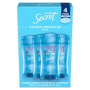Secret Outlast Antiperspirant & Deodorant Clear Gel, Completely Clean, 4 Pk, 2.6 oz