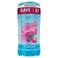 thumbnail image 1 of Secret Fresh Clear Gel and Deodorant for Women, Refreshing Berry, 2.6 oz each, Pack of 2, 1 of 9