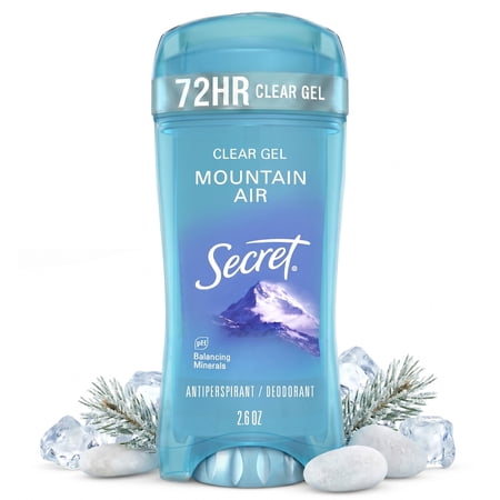Secret Fresh Clear Gel Antiperspirant & Deodorant for Women, Mountain Air, 2.6oz