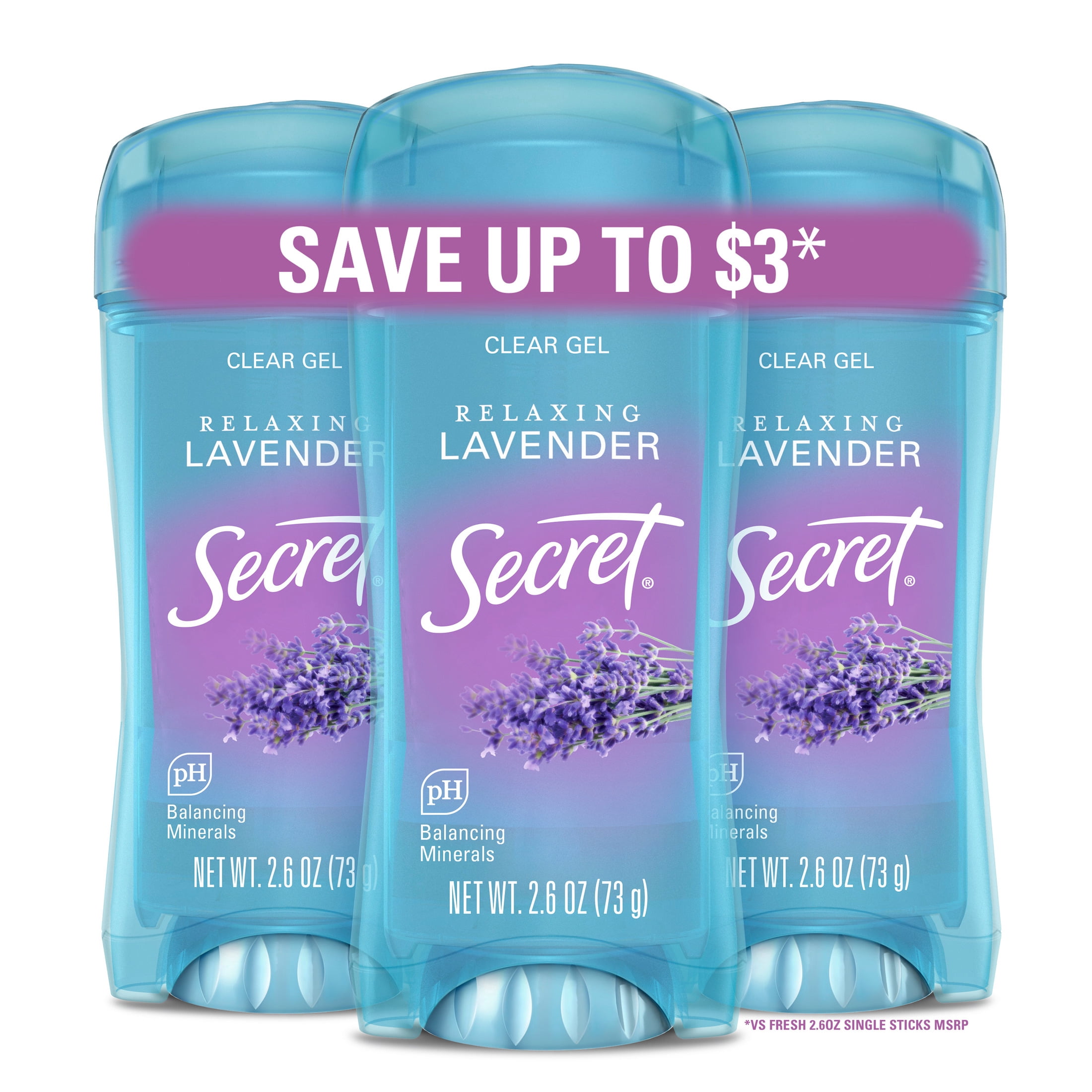 Secret Fresh Clear Gel Antiperspirant and Deodorant for Women